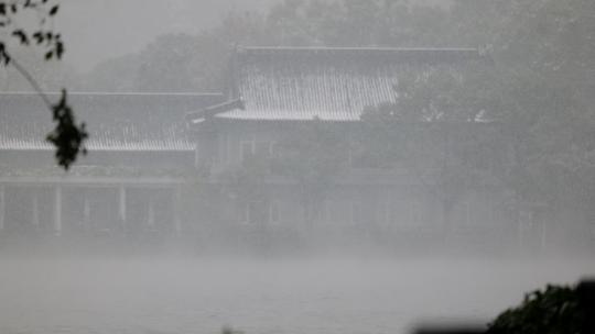 杭州西湖苏堤风景实拍视频素材模板下载