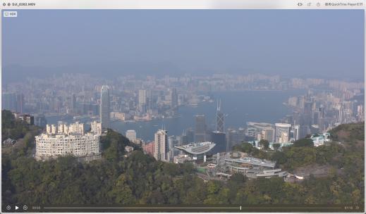 香港太平山顶 HLG H.265 MOV 航拍原素材04