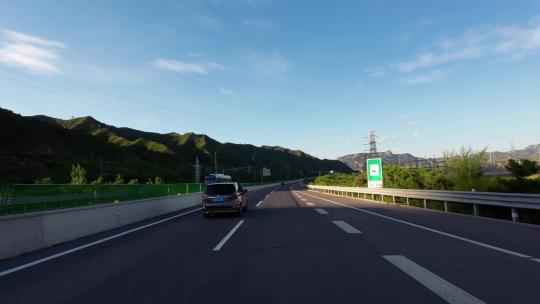 开车视角 沿途风景 车窗外景色