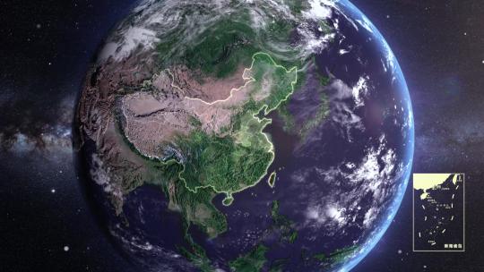 地球穿梭河南许昌地图AE视频素材教程下载
