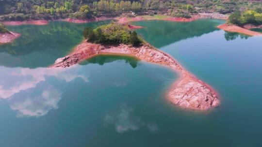 4k航拍浙江杭州千岛湖