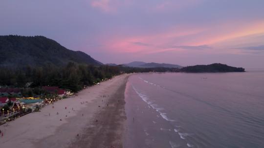 泰国海滩航拍