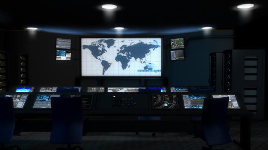 航空航天控制中心视频素材模板下载
