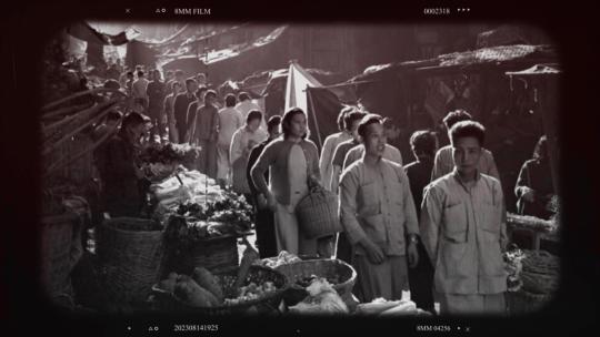 老电影老照片胶片效果动画