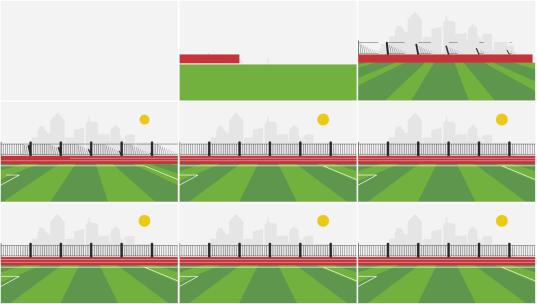 Stadium体育场足球场运动高清AE视频素材下载