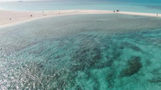 西沙群岛南海岛礁大海航拍