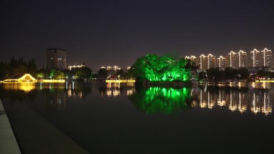 芜湖大镜湖夜景