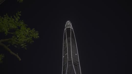天津周大福金融中心夜景