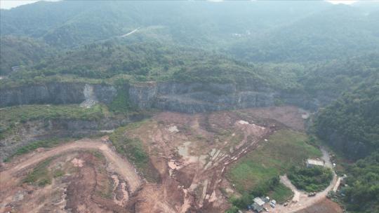 中梁山矿坑高清在线视频素材下载