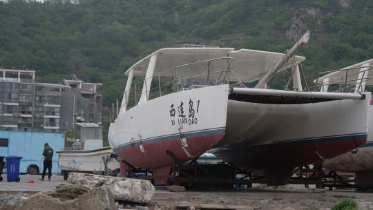 连云港西岛渔船