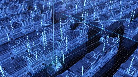 全息转场物流运输工厂现代化转场智慧产业园