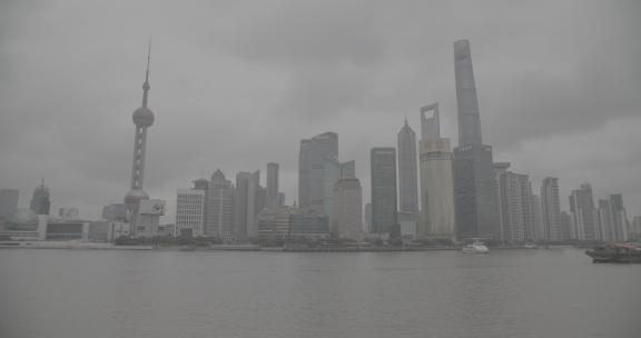 上海陆家嘴外滩金融大厦万国建筑风景黄浦江