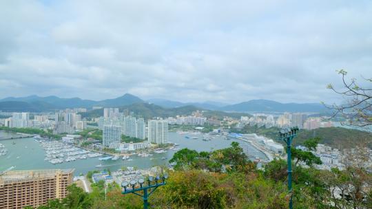 海南三亚海景风光 凤凰岛 游艇