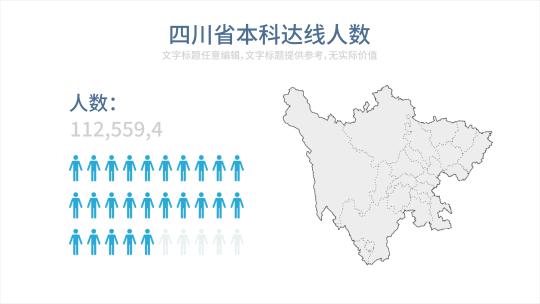 数据展示人数分类人群分类mg地图标注展示高清AE视频素材下载