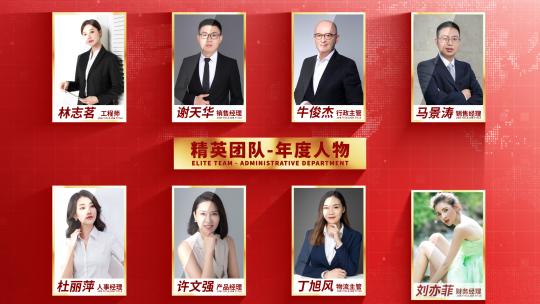 精英团队颁奖AE模板