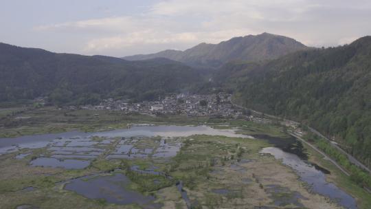 2023.04.03 腾冲北海湿地日出 云雾 仙境航拍4k_0339