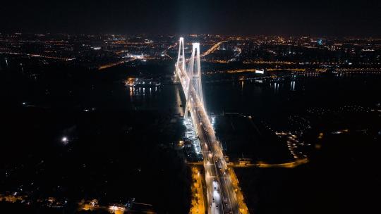 徐浦大桥夜景航拍