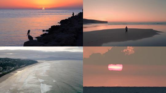 【合集】美丽的海洋和夕阳