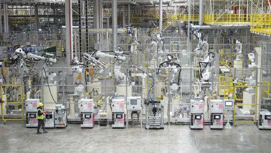 汽车制造工厂自动化生产线