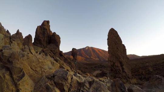 特内里费岛El Teide美丽的日出