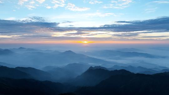 大气山峰森林航拍山川云海山脉壮丽山河风光高清在线视频素材下载