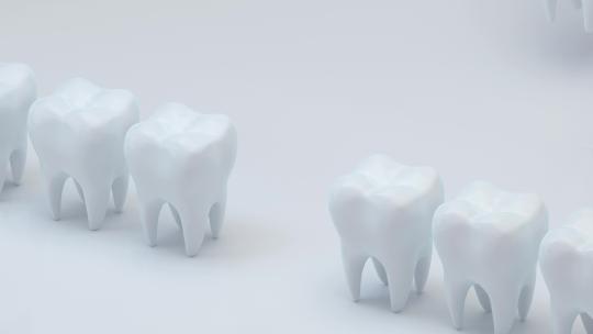 牙医牙科模型视频素材模板下载