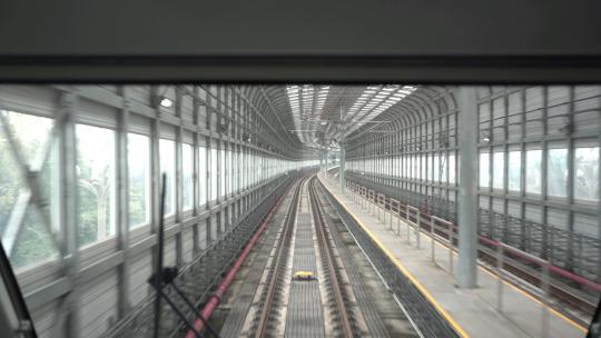 科技建设城市轨道交通地铁穿梭隧道