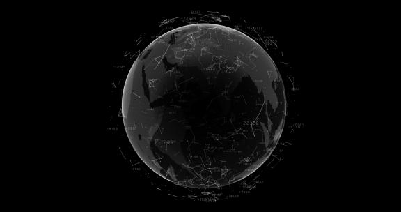 6款信息化地球科技地球 点线地球