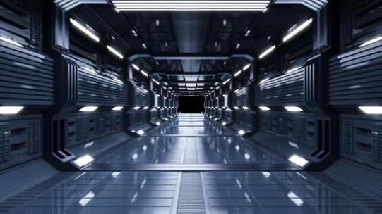 科技感科幻隧道穿梭