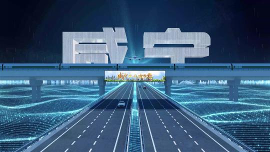 【咸宁】科技光线城市交通数字化