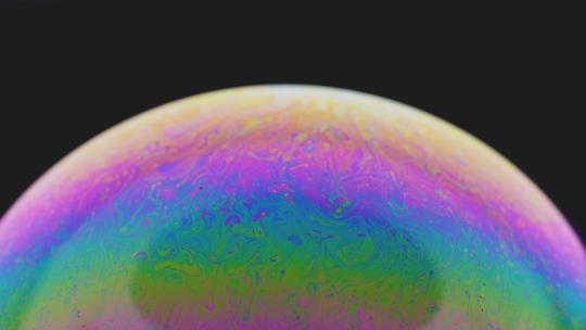 微距 拍摄 泡泡 影棚拍摄 近距离 薄膜干涉