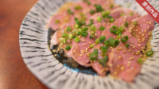 东京日料美食烤串猪排高清在线视频素材下载