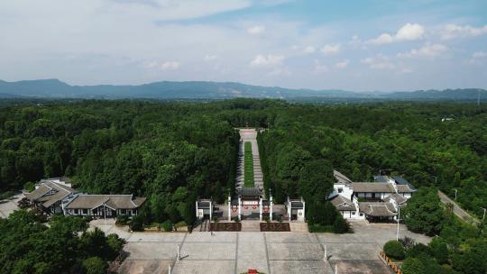 合集刘少奇故居花明楼5A景区航拍