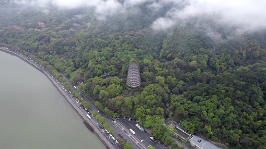 六和塔 水墨六和塔 云雾六和塔  杭州六和塔