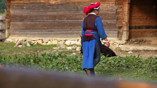 藏族妇女儿童牧民生活