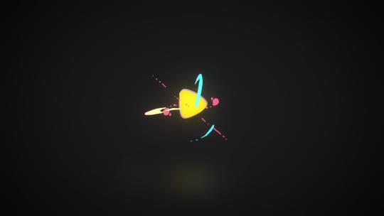 MG彩绘流体logo动画