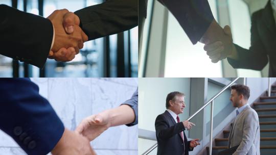 【合集】商务谈判 合作 握手