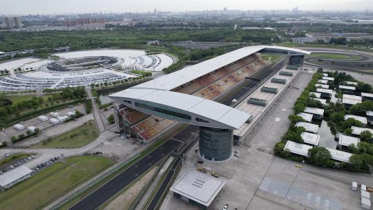 航拍·上海国际赛车场·观众席