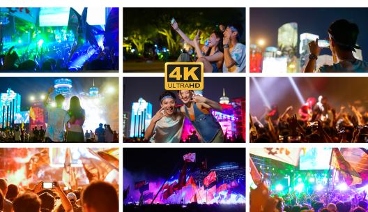 青年摇滚音乐节高清在线视频素材下载