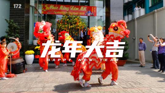 2024年快闪龙年节日图文宣传展示