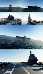 福建号 福建舰 航空母舰 军舰高清在线视频素材下载