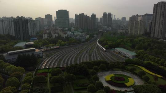 上海地铁集团清晨航拍