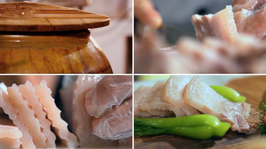 四川传统坛子肉高清在线视频素材下载