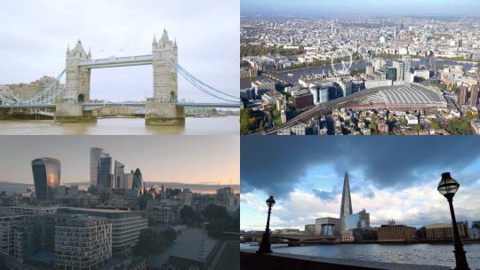 【合集】伦敦城市建筑景点市中心视频素材模板下载