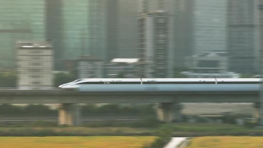 4K交通城市片头动车行驶