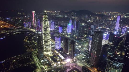 深圳南山后海夜景