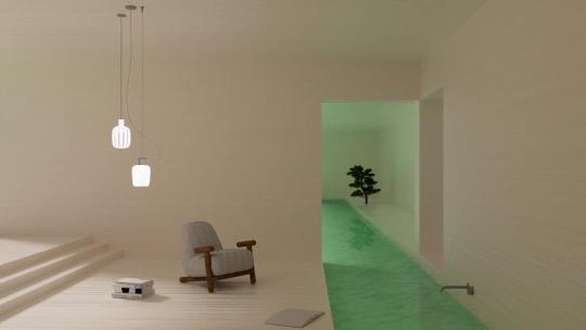 iDSTORE-超现实主义室内家居数字场景视频素材模板下载