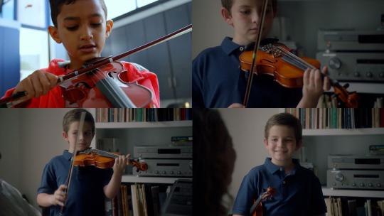 【合集】小提琴艺术演奏视频素材模板下载