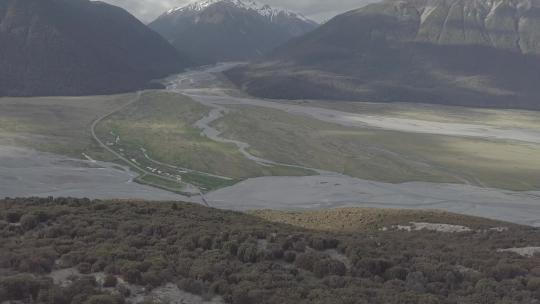 山川和河流的美景视频素材模板下载