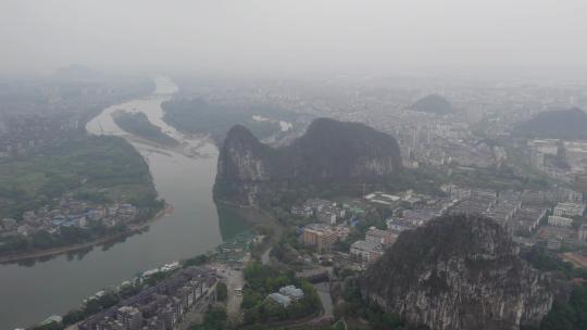 2023广西桂林城市航拍视频素材模板下载